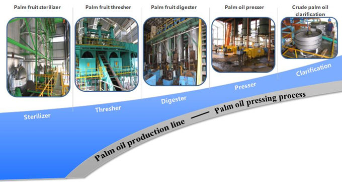 Équipement d'extraction d'huile de palme