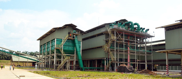 usine de pressage d'huile de palme