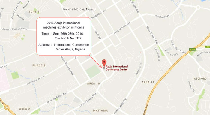 Carte du salon international des machines agricoles d'Abuja 2016 en Côte d'Ivoire