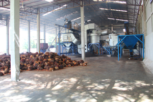 Machine de fabrication d'huile de palme