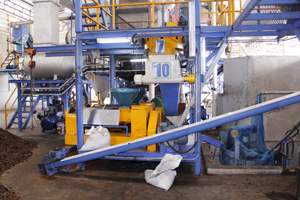 Machine de fabrication d'huile de palme