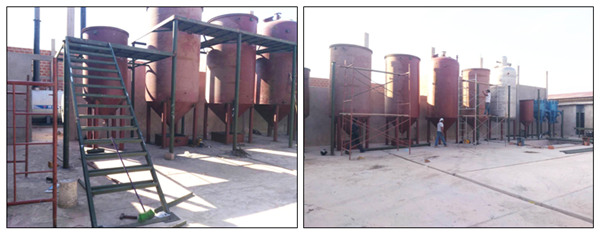 machine de raffinage d'huile d'olive de 20 tpd