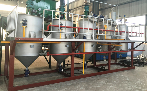 Usine de raffinage d'huile de palmiste de 2 t/j