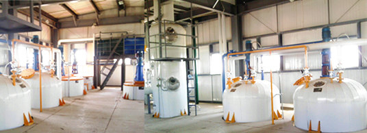 usine de raffinage d'huile de palme