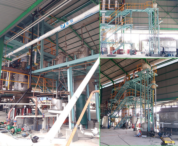 machine de raffinage d'huile de palme