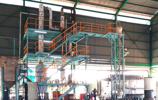 usine de raffinage d'huile de palme
